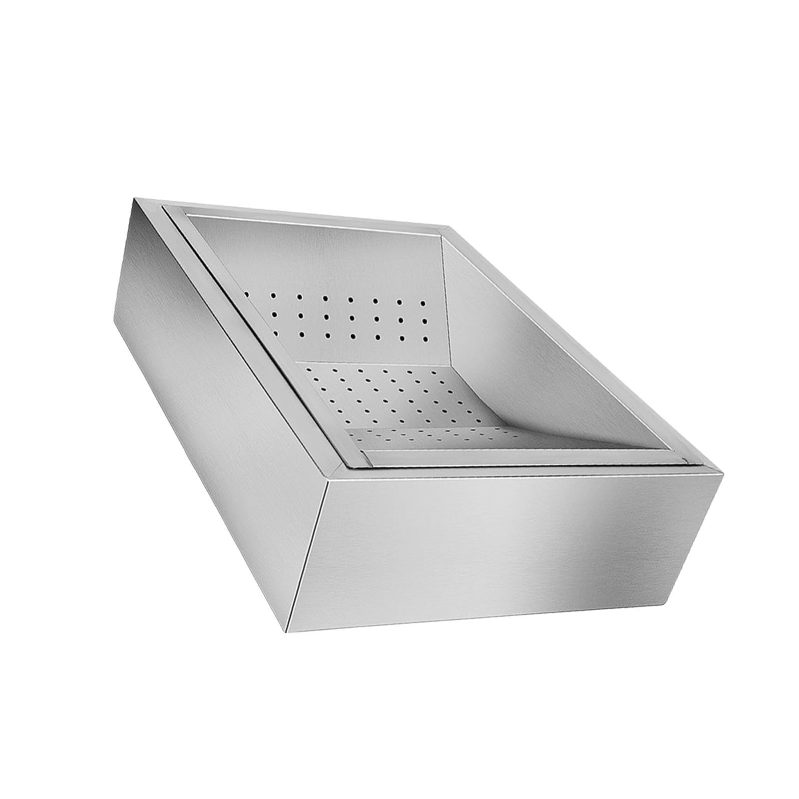 Estación de trabajo confiable para papas fritas, cesta extraíble para freidora, excelente herramienta de cocina para cafés y restaurantes, bandeja de filtro para papas