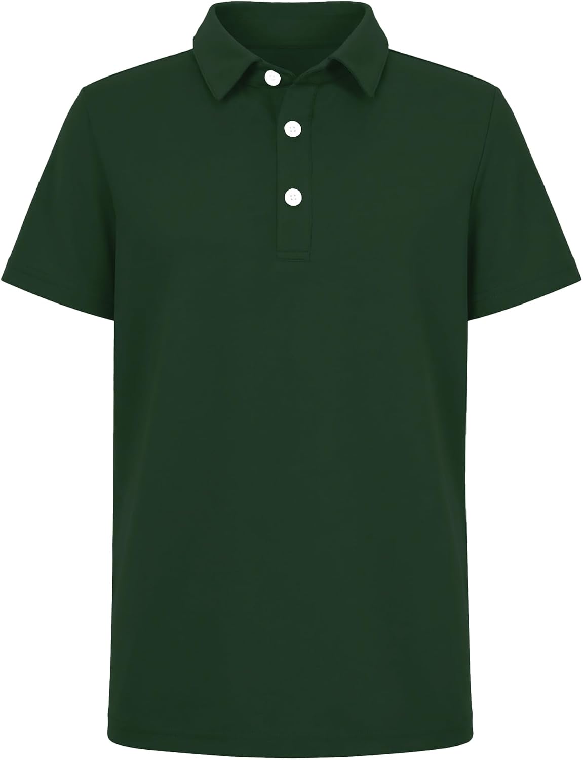 Runhit Boys Golf Polo Shirts Short Sleeve Kids Performance Collared Shirt Youth Moisture Wicking Casual Polo School Uniform