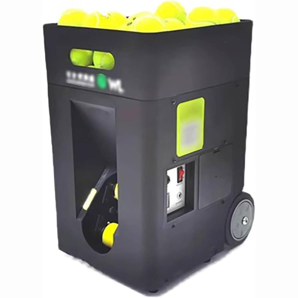 Machine à Balles De Tennis Portable, Angle De Lancement Réglable, Vitesse, Autonomie De 3 à 4 Heures, Capacité De 50 Balles, pour Entraîneurs De Tennis, Débutants en Entraînement Solo