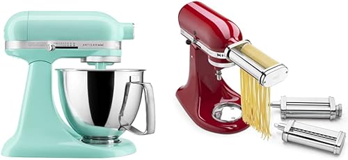 Miniatura 1 de KitchenAid Artisan - Mini batidora de pie (3.5 cuartos de galón) con juego de accesorios para hacer pasta