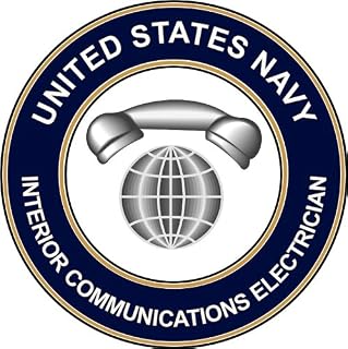 US Navy Interior Communications Electrician 3.8" Decal