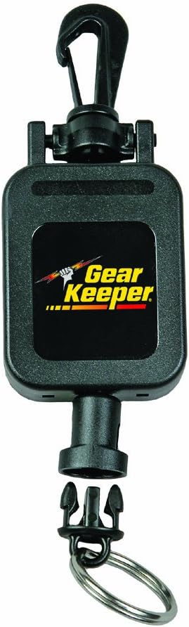 Gear Keeper RT2-0011 Small Gear Retractable Tether Snap Clip Mount with Q/C Split Ring Accessory