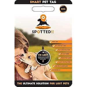   Spotted-Pro-Smart-Pet-Tag-Cat-and-Dog-Tag-Lost-Pet-Alerts-Pet-Finder-Outdoor-Virtual-Pet-Leash-Walk-Tracker-Free-App-Waterproof-No-Monthly-Fees-Cats-and-Small-to-Medium-Size-Dogs