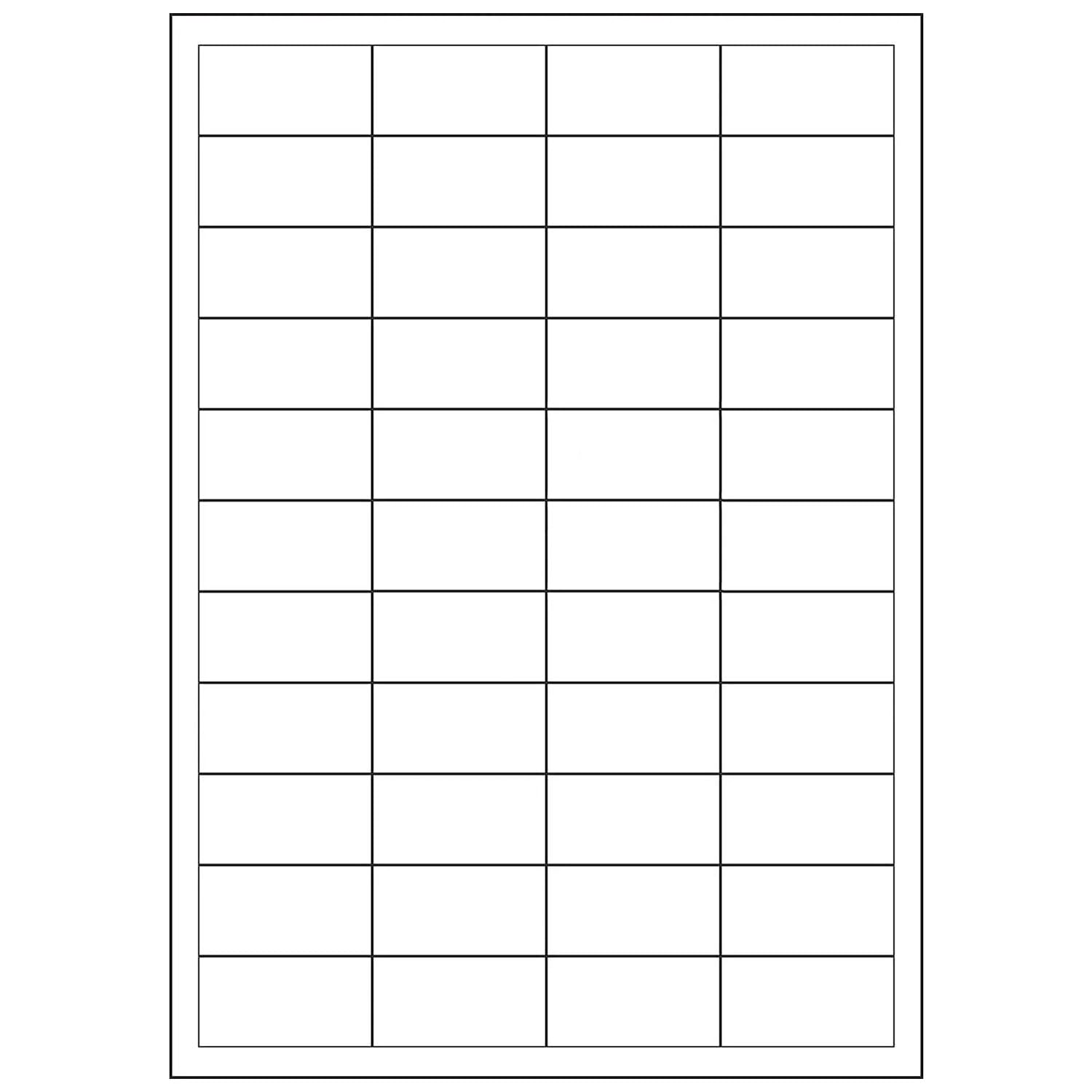 Address Labels Self Adhesive Mailing Labels for Postage Inkjet Laser Printers Printable A4 Sticky Sheet Labels (44 Labels Per Sheet, 100)