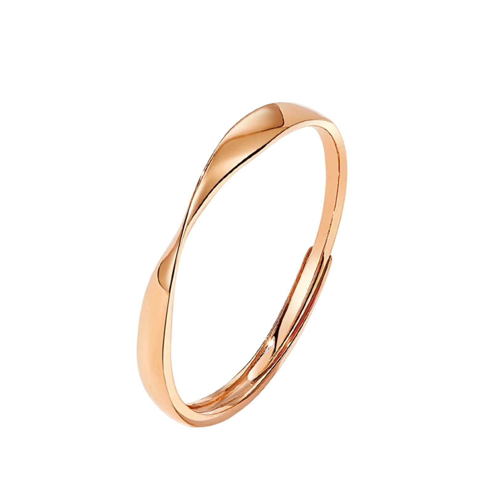 Bague Saint Valentin or rose AU750 cadeau sœur idéal