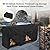 Frezon 96"×24"×42" Indoor Outdoor Firewood Log Rack Cover,Waterproof Firewood Cover,600D Oxford Firewood Rack Cover,Weatherproof Wood Rack Cover for Firewood