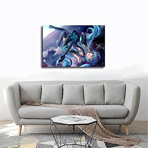 Anime Hatsune Miku (26) poster in tela per camera