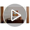 Image of AAKRITI ART CREATIONS Wall Clock Handcrafted Warli Art Dial with Glass Frame Red, Yellow | Wall Clock for Home, Home Decoration | Lightweight Wooden wall Decor | Matte Finish