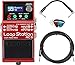 Boss RC-5 Loop Station Bundle with Gearlux Instrument Cable, Patch Cable, and Picks