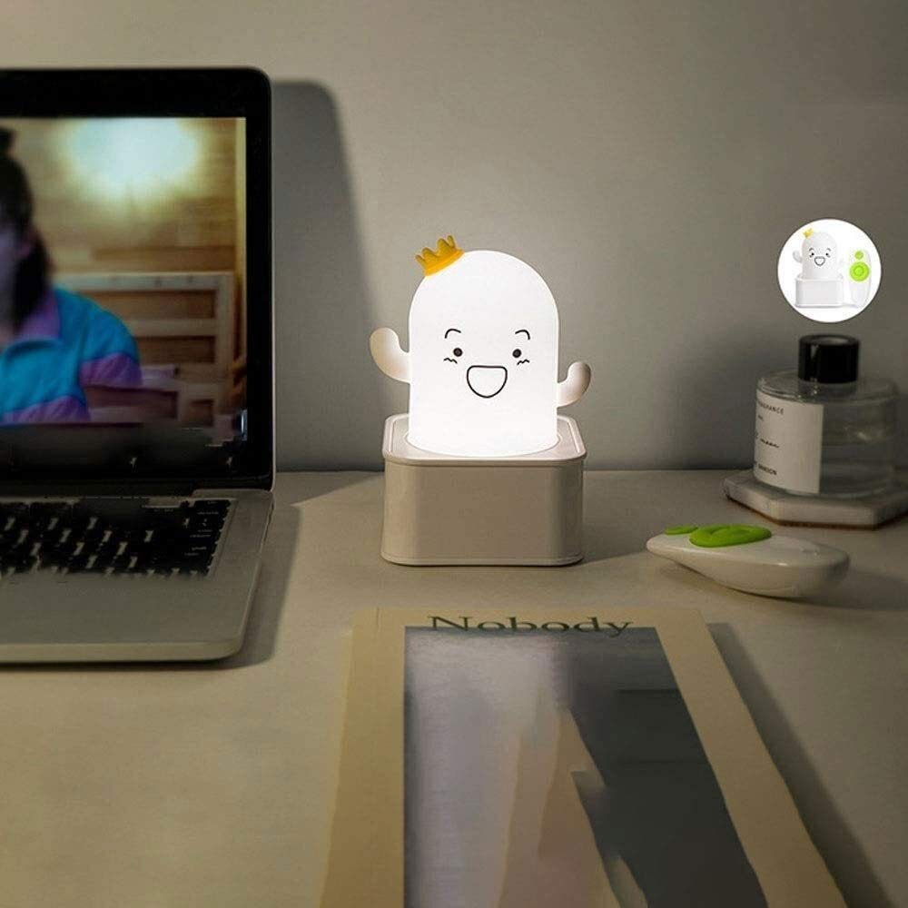 DieffematicTD Lampa biurkowa Ściemniana lampa biurowa z portem ładującym USB, ładowalny, dotykowy przełącznik/wyłącznik, tabel Light Night Lights, oszczędzanie energii przyciemniane, składane, zgina