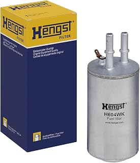 HENGST - Kraftstofffilter H604WK - Hochwertiger Kraftstoff-Leitungsfilter für KFZ - Entfernt Staub und Schmutz aus Otto- oder Dieselmotoren - Schützt das Einspritzsystem