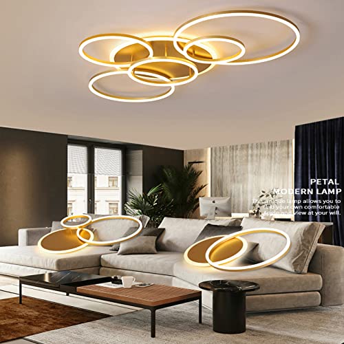 Plafonnier de chambre à coucher à intensité variable LED style nordique chic - 5