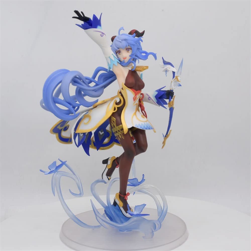 Figurine Ganyu Genshin Impact 23cm - Statue Anime Collection - Décoration Bureau Étagère
