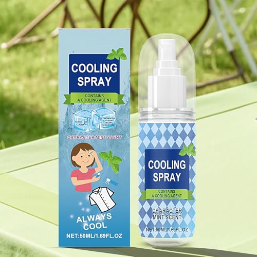 Senermter Spray Corporal Refrescante - 50ml Niebla Fría Para El Rostro | Spray Portátil Para Calor De Verano Deportes Camping Senderismo Playa Viajes Diarios - imagen 2