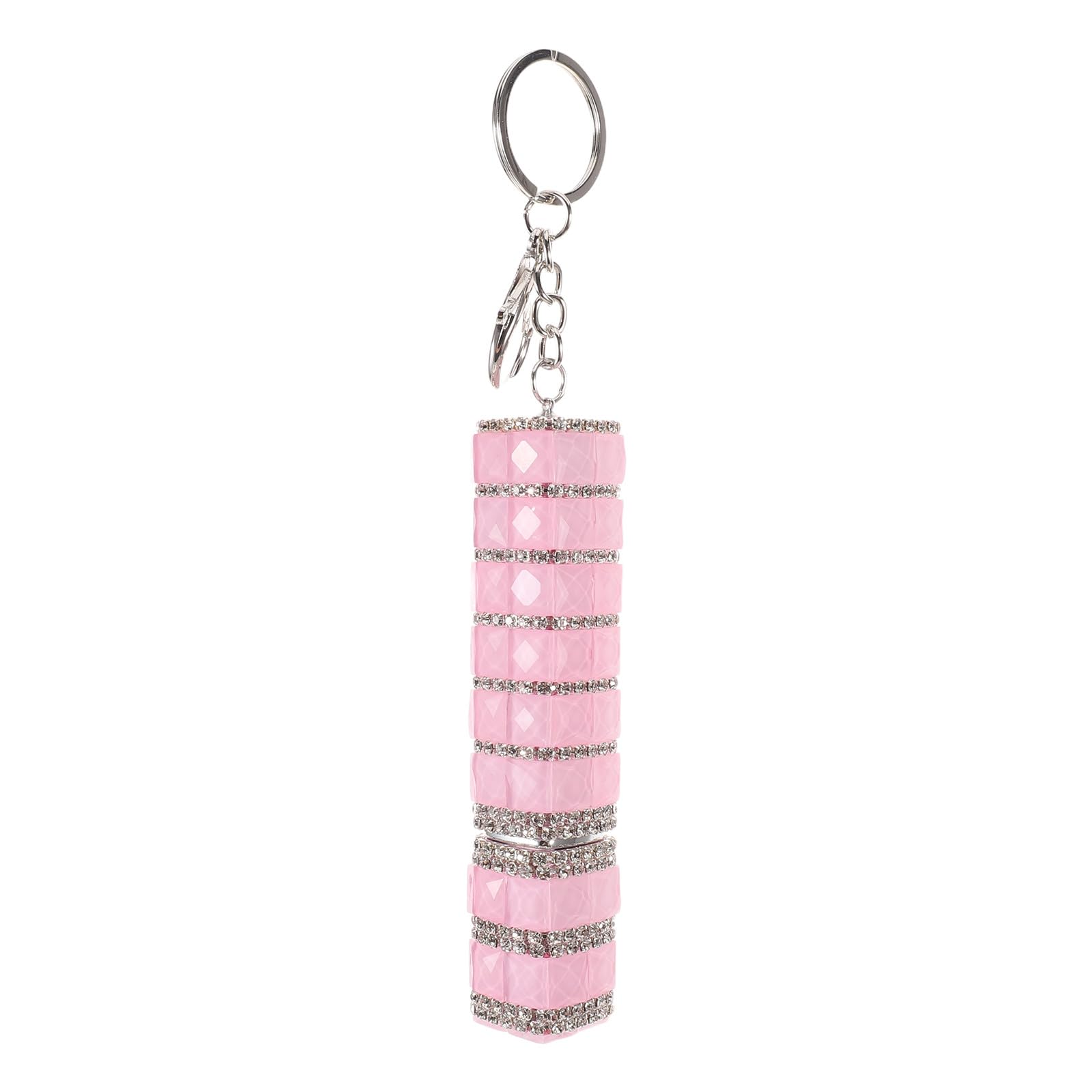 Frasco de perfume rosa recargable para llevar en el bolso durante tus viajes y escapadas