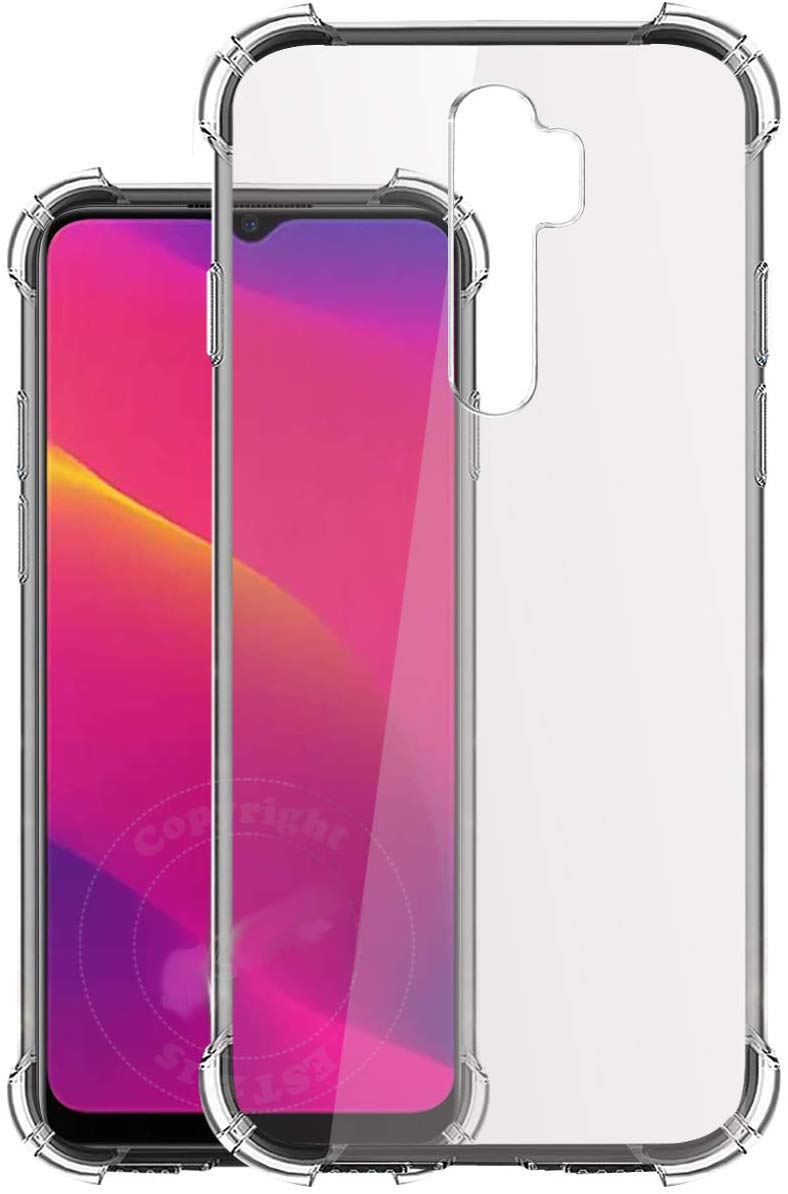 Oppo A5 2020 - Soft Silicone Shockproof Bumper Case Case Back Cover In Transparent[Air Cushion Technology] for Oppo A5 2020 (B0837C775S) Amazon Price History, Amazon Price Tracker