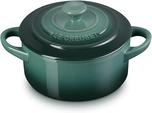 Le Creuset Mini Cocotte redonda de gres, 237 ml, alcachofa