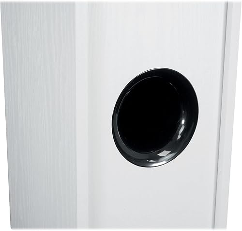 Miniatura 9 de Rockville RockTower - Altavoz de torre pasivo de 68 W, 8 ohmios, blanco, sonido de alta fidelidad, rejilla desmontable, 3 vías, 6.5 pulgadas, 500 W,