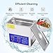 Commercial Ultrasonic Cleaner 6L vinyl record cleaner 40kHz with Digital Timer&Heater Instruments Industrial Parts Excellent Cleaner Solution，for Watch Instruments Industrial Parts