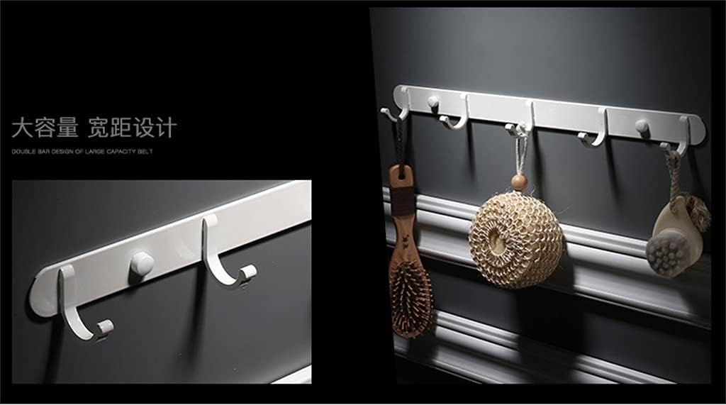 HBJWOV Robe Hook Wall Mounted Bathroom Towel Hook Black Aluminum Vintage Coat Hooks Hanger Single Decorative Bag Key Hat Clothes Rack
