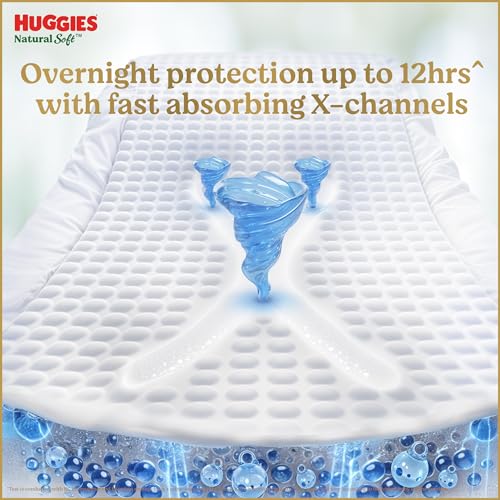 Image of Huggies Natural Soft Premium Baby Diaper Pants, Our No.1 Soft Pants, Double Extra Large (XXL) Size (15-25 Kgs), Combo Pack of 36 diapers | Cloud Softness All over with India's 1st Cloud Touch BeltTM