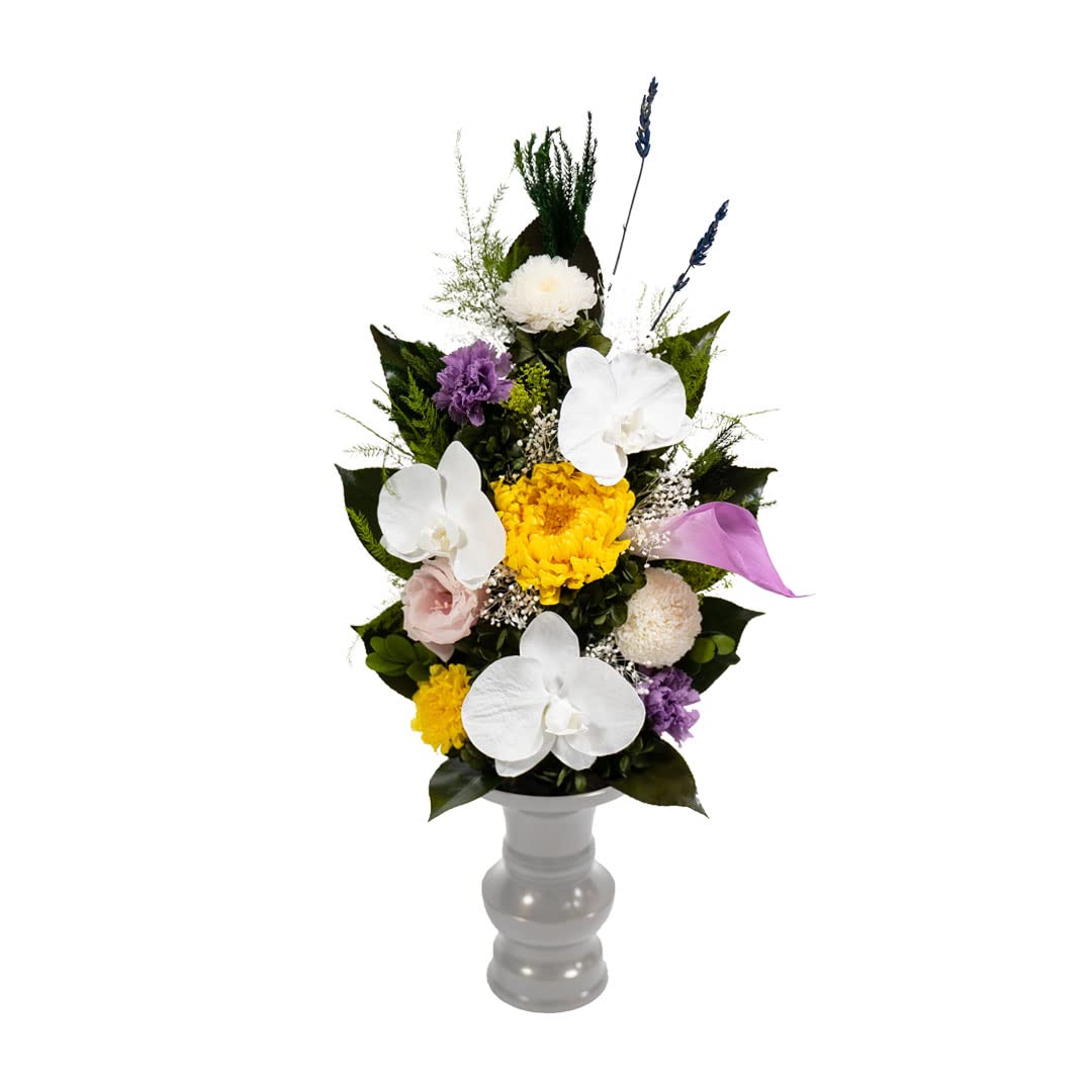 Amazon｜PRECIOUS FLOWER 永咲花 プリザーブドフラワー 仏花 胡蝶蘭