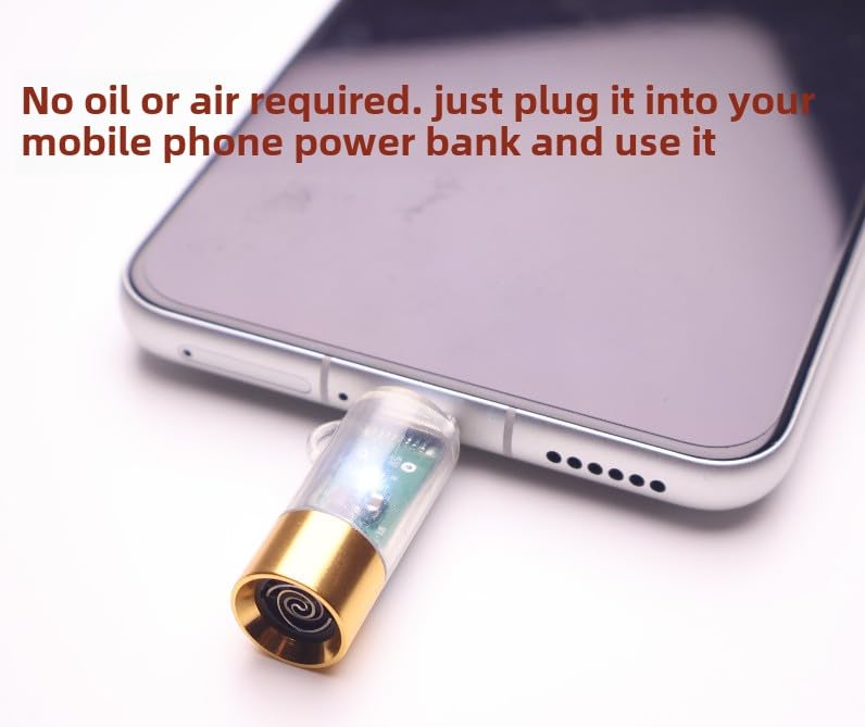 Encendedor eléctrico recargable USB-C tipo C 1.5 pulgadas miniatura 3