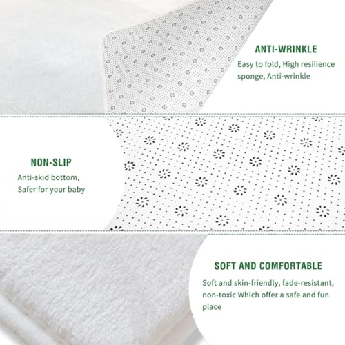Tapis moderne minimaliste irrégulier lavable pour solutionner l'entretien des grands salons - 4