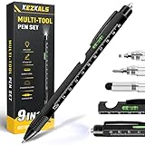 KEZKALS Gifts for Men, 9 in 1 Multitool Pen Cool Stuff Gifts for Him, Birthday Gifts for Men/Women,