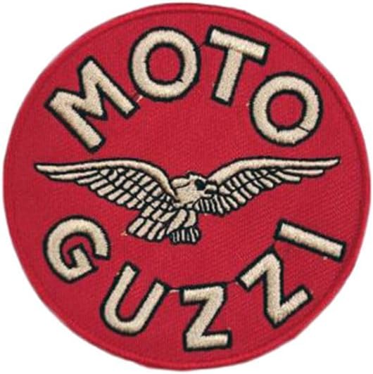 1 PCS Moto Guzzi Patch Embroidered Funny Badge Applique Iron On Sew On Emblem