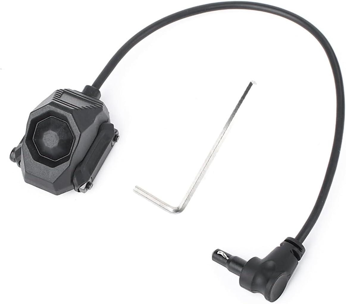 Tactical Modular Activation Crane Plug Remote Pressure Switch for DBAL PEQ NGAL, Fit for 20mm Picatinny Rail