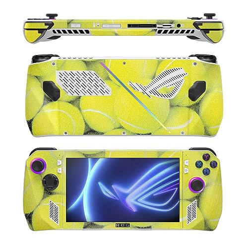 Image of MightySkins Glossy Glitter Skin Compatible with Asus ROG Ally - Tennis is Life | Protective, Durable High-Gloss Glitter Finish | Easy to Apply