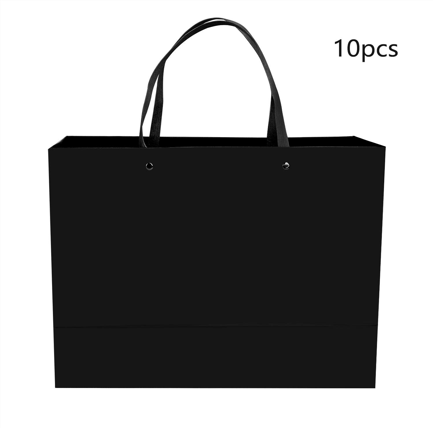Amazon | 手提げ袋 プレゼント用 クラフト紙袋 横版 10枚セット トート