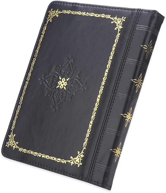 ENJOY-UNIQUE Book Style Pu Leather Case Cover for 6" ebook Reader Case Cover for sony/kobo/pocketbook/nook/tolino 6inch ebook reader (Black)
