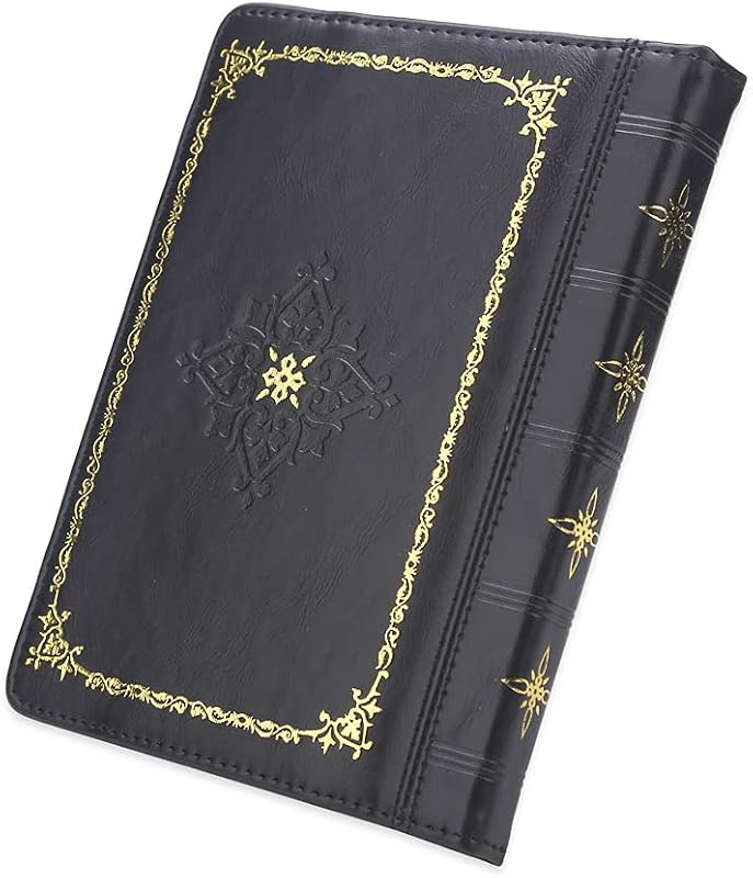 Funda de piel sintética estilo libro para lector de libros electrónicos de 6 pulgadas, funda para lector de libros electrónicos Sony/kobo/Pocketbook/Nook/tolino de 6 pulgadas (negro)
