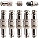 VISSQH 5 Paar GX16 2Pin Luftfahrtstecker,16 mm Male/Female Rundsteckverbinder, Aviation Connector Stecker,Panel Metal Mounting Aviation Plug(Docking Typ)