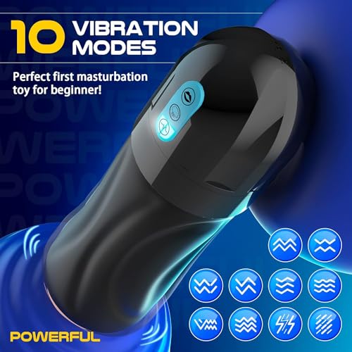 Masturbador masculino para noches de relax con modos de succión y texturas suaves 3