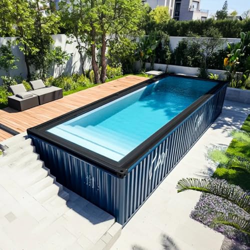 Fiberglass Swimming Pool Compact Above Ground Plunge Pool Prefab Inground