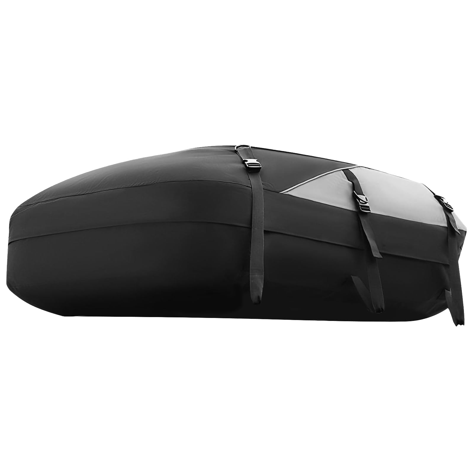 560L Sac de toit pliable 130x100x43cm, imperméable et résistant, avec crochets de porte, fermeture de sécurité, tissu Oxford 1000D, pour voyage, camping, toit de voiture, rangement facile