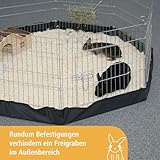 Kerbl Pet Nylonboden für Freigehege 82708/81715, Gehegeboden, Auslaufboden, schwarz, Nylon, Nagetiere, für Innen- und Außenbereich