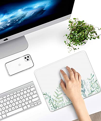 Britimes Gaming Mouse Pad, Green Grass Square Mousepads Portable Non-Slip Rubber Base Office Decor Wireless Mouse Pad For Gaming, Working, Studying #TOP1