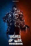  Notebook: Gears Of War , Journal for Writing, College Ruled Size 6\