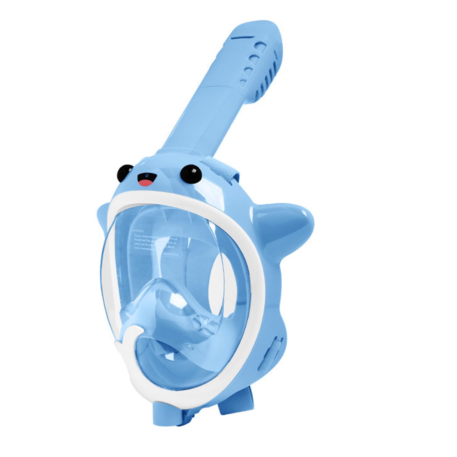 Maschera da snorkeling integrale per bambini, maschera da snorkeling con vista panoramica a 180 gradi, a prova di perdite, antiappannamento, pieghevole