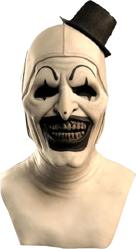 Applysu Terrifier Mask Halloween Art The Clown mask Terrifier Costume Full Head Cosplay Scary Props for Adults