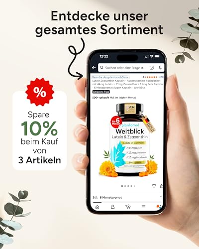 120 DAO Kapseln - 1.000.000 HDU pro Tag - perfekte Dosierbarkeit mit 333.333 HDU/Kapsel (1 bis 3 Kapseln/Tag) - DAO vegan - DAO Enzym aus Erbsen