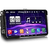 ✪ 【Octa-core, 4G RAM + 64G ROM】 Radio de coche de 9 pulgadas para VW Passat Caddy Golf Tiguan EOS Skoda Seat con potente sistema Android 10.0, disfruta de una experiencia de usuario fluida y receptiva. Inicio rápido, pantalla táctil capacitiva. Android 10.0; CPU: ocho núcleos, Rockchips PX5 1512 MHz Cortex A53; Resolución de pantalla: 1024 * 600; CarPlay, Android Auto; RAM: 4 GB, ROM: 64 GB