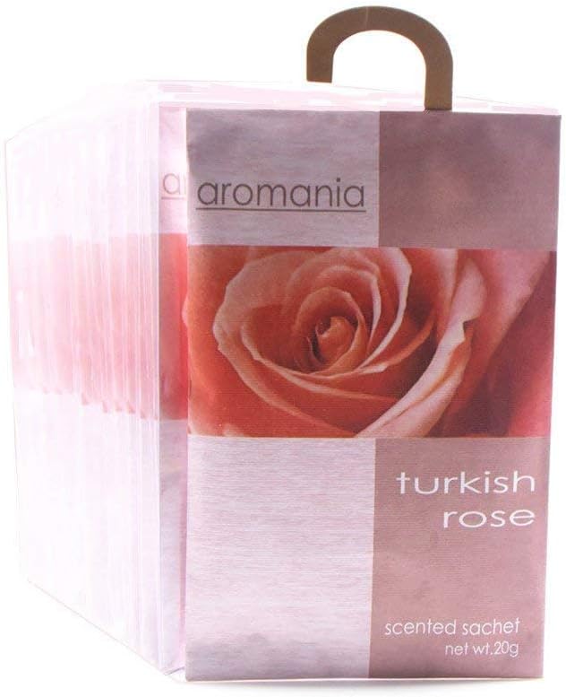 Premium Rose Scented Sachets Bags Clothes Fragrant for Drawers Closets Room Wardrobe Bathrooms Cars,25gX8 Pack (Rose)