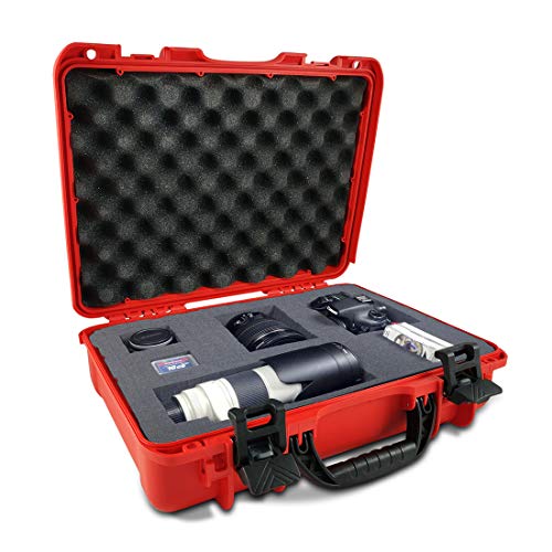 Image of Hummer Polypropylene (Pp) Hard Camera Case (Large, RED)