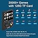Miyoo Mini Plus Handheld Game Console 3.5 inch Classic System Retro Video Games Consoles Portable Rechargeable Hand Held 128G with Case Black