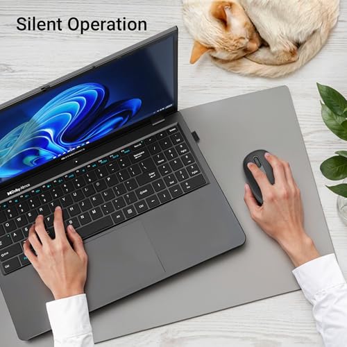 ZEBRONICS Groot Wireless Mouse, Dual Mode (2.4GHz + BT), Upto 1600 DPI, Silent Operation, 3 Buttons, Comfortable & Ergonomic, for Mac | Laptop |... - Image 3